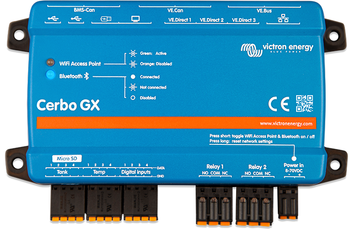 Victron Cerbo S GX para monitoreo remoto
